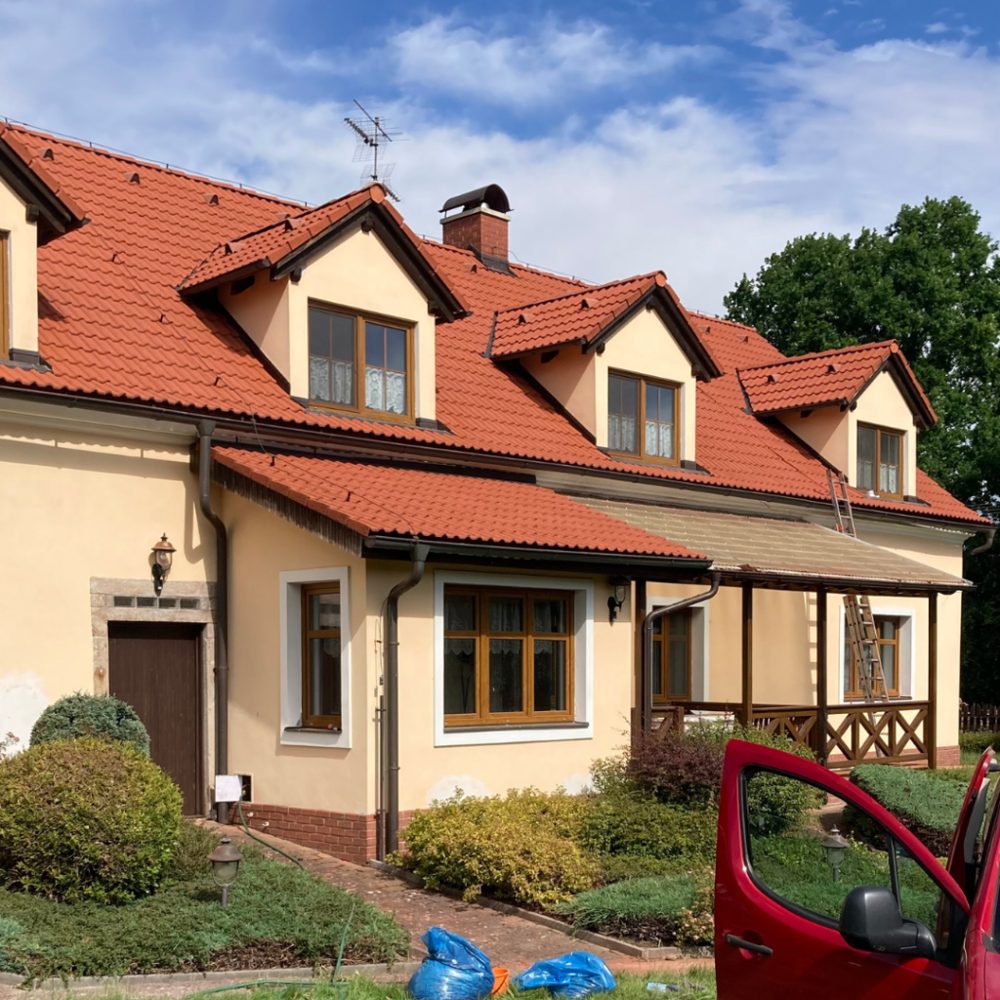 Realizace Dachvital, detail práce